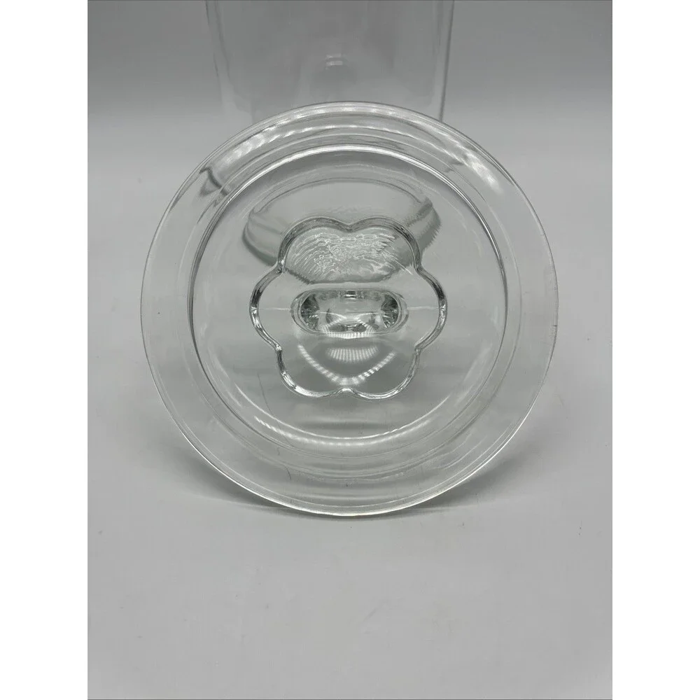 Vintage Glass Apothecary Jar w/ Lid, Storage Container